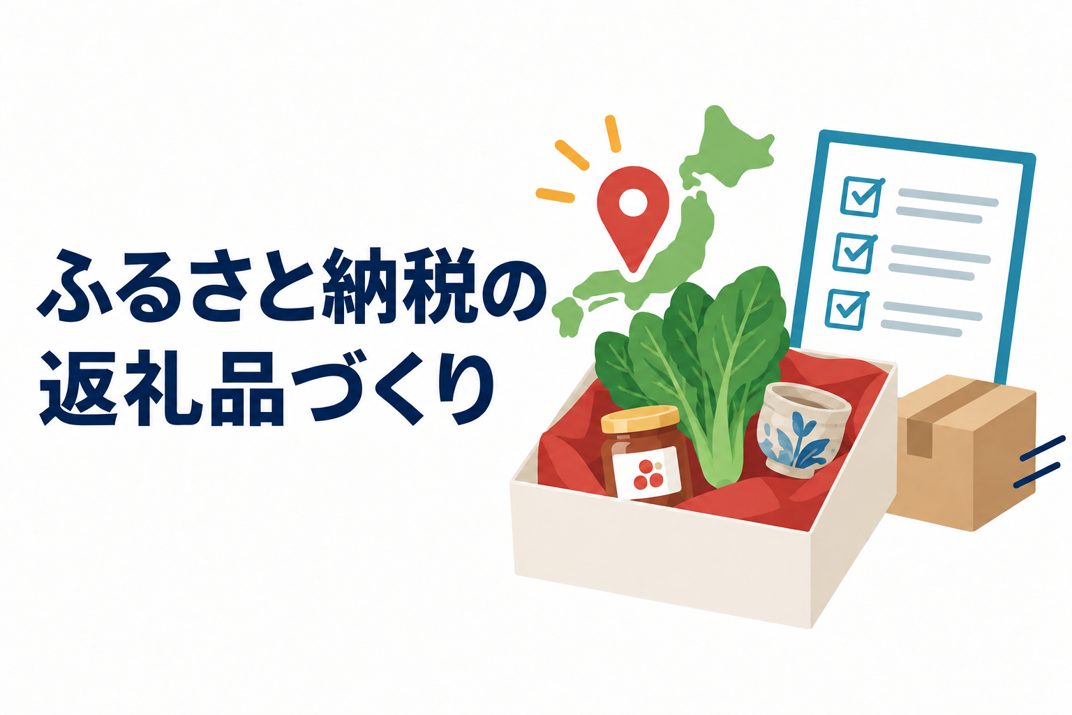 ふるさと納税の返礼品を作るには?商品企画から掲載・発送準備まで